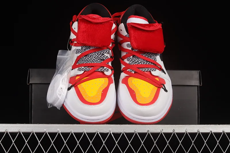 All categories Air Jordan Jordan series basketball shoes Air Jordan 1 Low Air Jordan 1 Low AJ1 Joe 1 customized version Vibe flavor deconstruction sports culture basketball shoes 553558-118